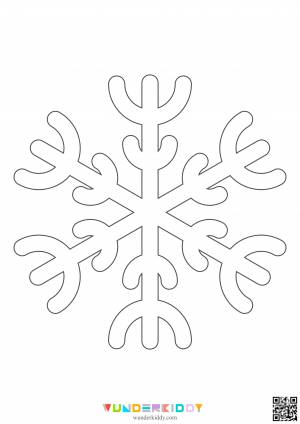 Трафареты и шаблоны снежинок для вырезания