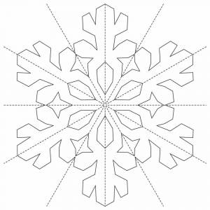 15 схем восхитительных бумажных снежинок, которые вы можете просто  и вырезать