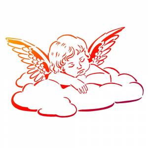 DataLife Engine > Версия для печати > Трафарет ангела с крыльями рисунок