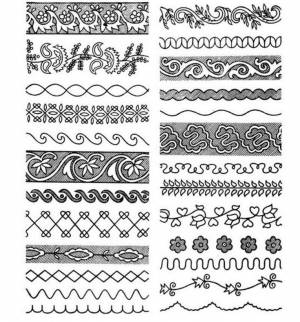 Татарский орнамент png картинки, трафареты, русские и народные рисунки на посуду, как  шаблоны геометрических фи…