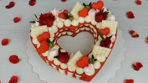 Медовый торт СЕРДЦЕ рецепт ✿ Торт СЕРДЦЕ красное ✿ Торт СЕРДЦЕ медовый РЕЦЕПТ