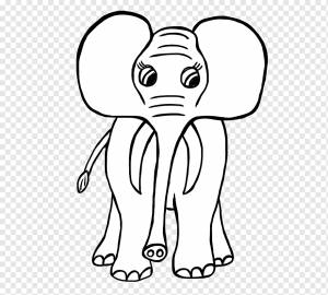 Африканский слон Индийский слон Рисунок льва, Рисунки слона s, белый, млекопитающее, лицо png