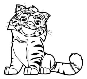 Раскраски Тигр и лео