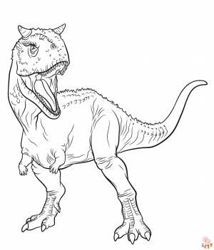 Реалистичные раскраски динозавров