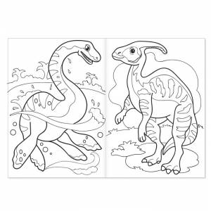 Раскраска «Динозавры», 20 стр