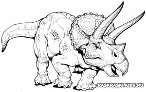 Раскраски Динозавры