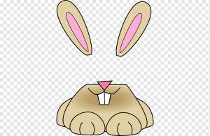 Пасхальный заяц Книжка-раскраска Зайчик-кролик Мультяшный, зайчик-ухо, взрослый, цвет, карикатура png