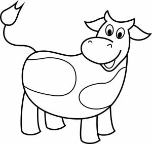 Раскраски Корова