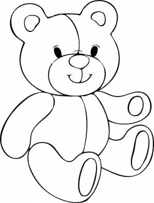Раскраски Раскраска Игрушка медвежонок игрушки Персонаж из мультфильма