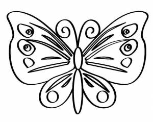 Раскраски Раскраска Бабочка бабочки Маски