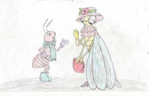 Иллюстрации к басне стрекоза и муравей рисунки детей