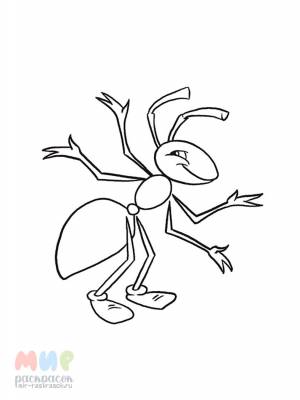 Раскраска Муравей сто друзей