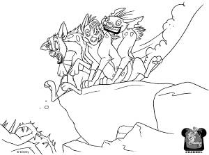 Pаскраска гиена 19678