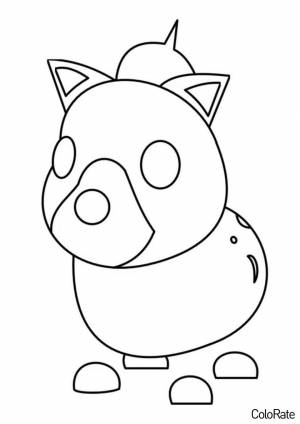 Раскраска Гиена