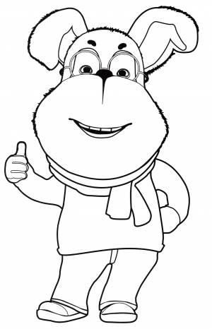 Раскраска Гена