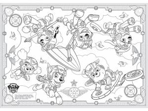 Раскраска Щенячий патруль