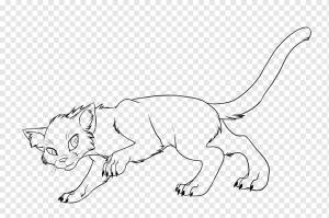 Воины Кошка Раскраска Эрин Хантер, Кот, белый, ребенок, млекопитающее png