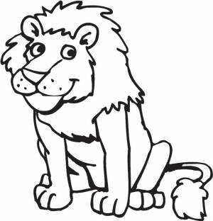 Раскраски вот, Раскраска Львица Дикие животные