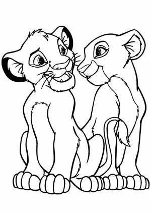 DataLife Engine > Версия для печати > Раскраски мультяшный лев