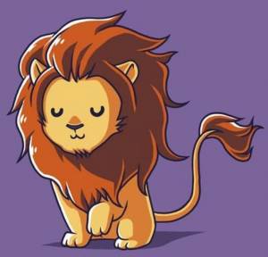 Мультяшный лев