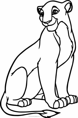 Львица простым карандашом