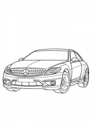 Раскраска Крутые машины  для детей