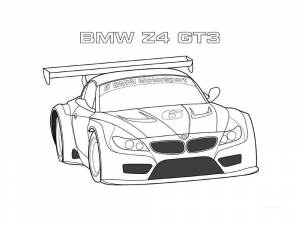 Раскраски Спортивные Машины