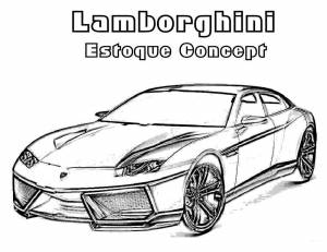 Раскраски Спортивные Машины