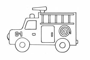 Раскраски Пожарные машины