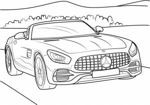 Раскраски машинки для мальчиков