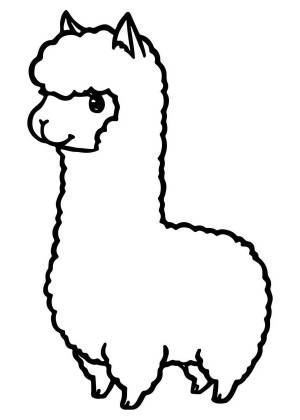 Мультяшная лама