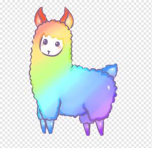Рисунок ламы Мультяшный, рисунок ламы, акварель, фиолетовый, карандаш png