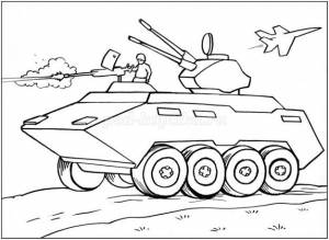 Раскраски для детей к 23 февраля от 5 лет