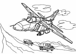 Военные раскраски для детей