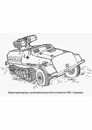 Раскраски, Военная техника