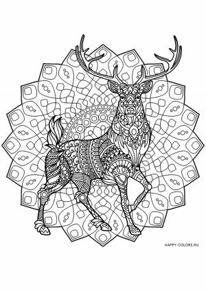 Раскраски Антистресс Животные