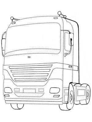 Машина грузовик раскраска