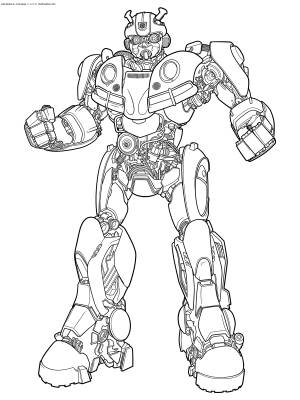 Раскраска Автобот Бамблби