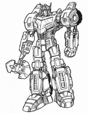 Раскраски Трансформеры  и  онлайн