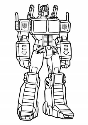 Раскраски мотоцикл робот трансформер