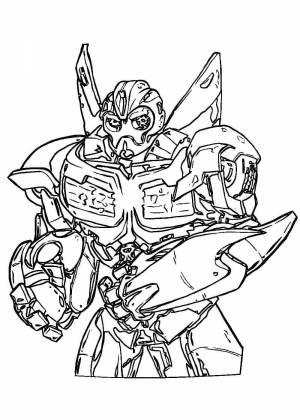 Рисунки бамблби робот