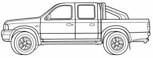 Раскраска Ford Ranger