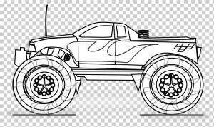 Пикап Car Monster truck Книжка-раскраска, Грузовик s Для Детей, угол, грузовик, автомобиль png