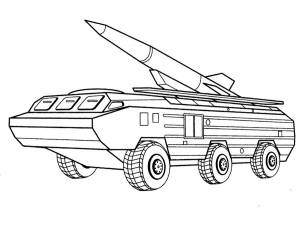 Army Vehicle Coloring Pages