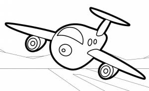 Раскраски Раскраска необычные самолетов самолет, Раскраска самолет спереди самолет