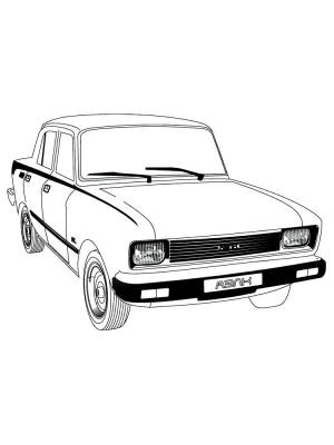 Раскраски жигули