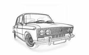 Жигули раскраска тюнинг