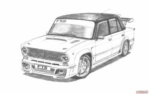 Рисунок жигули