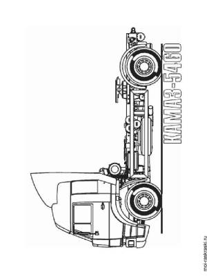 Раскраски Камаз