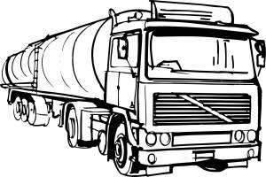 Раскраска Грузовые машины